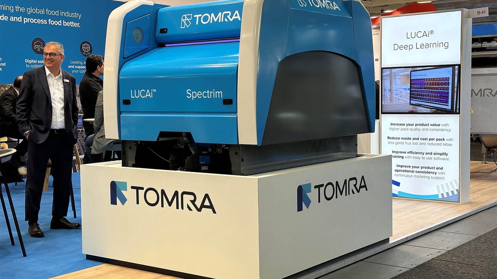 Thumbnail for Fruit Logistica 2024: TOMRA Food unveils AI-powered solutions and new organizational structure