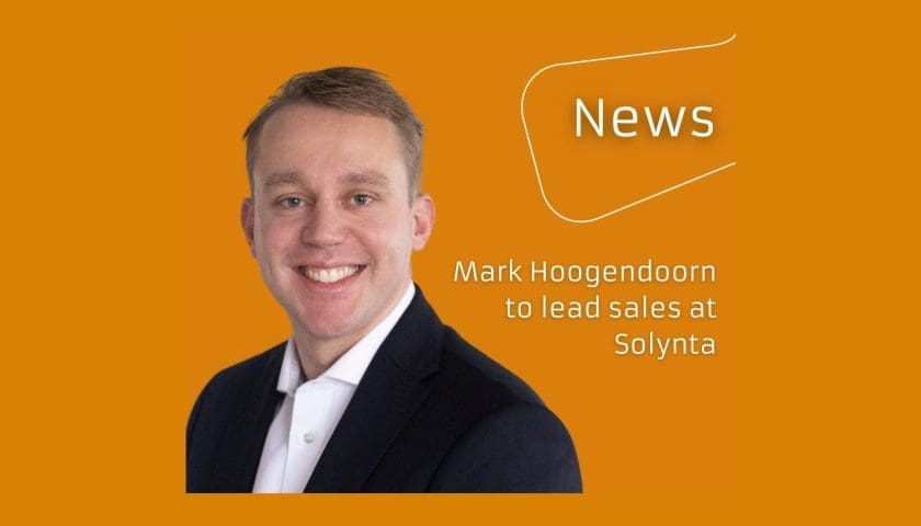 Thumbnail for Mark Hoogendoorn appointed as sales lead at Solynta