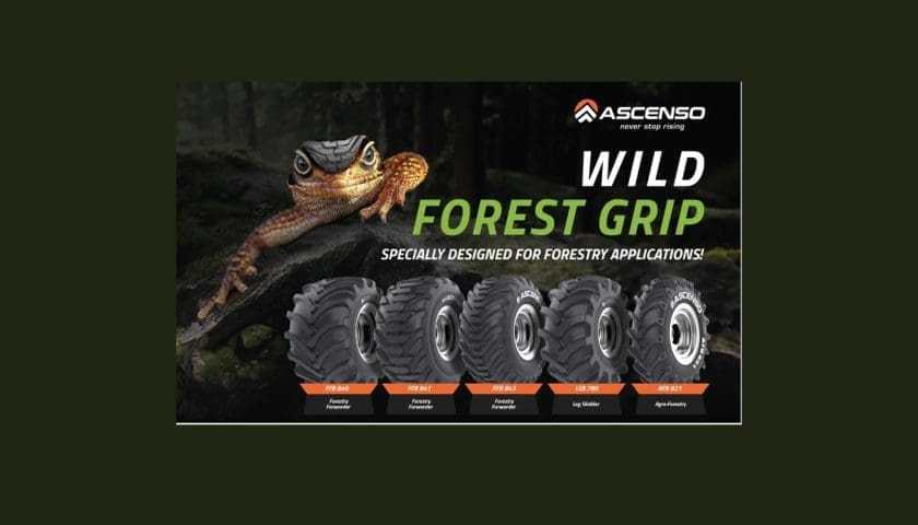 Thumbnail for Ascenso expands into forestry with new high-performance tyres